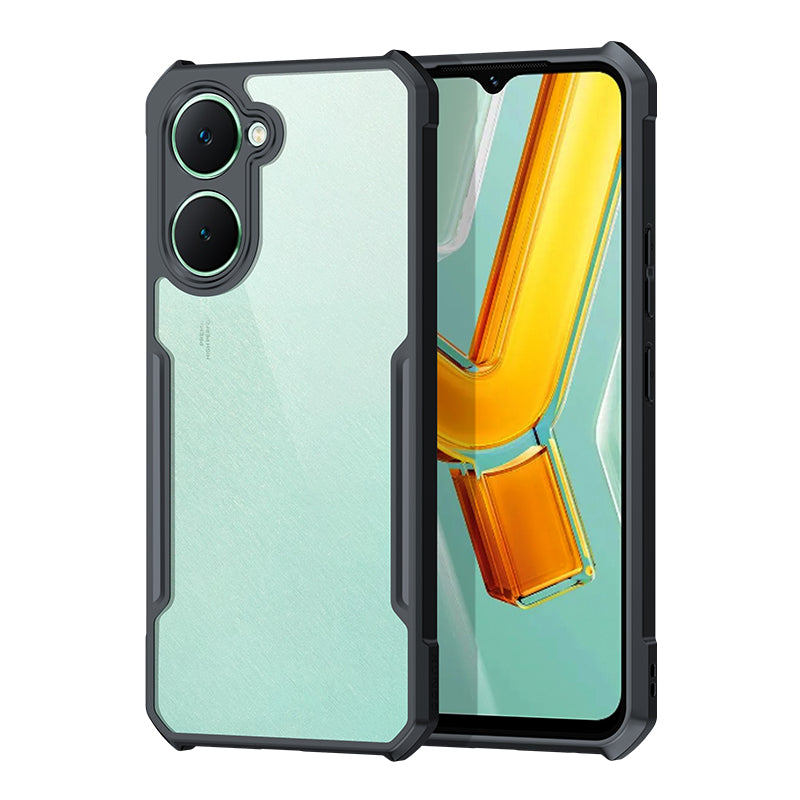 XUNDD For vivo Y03 Case TPU+Acrylic Transparent Protective Phone Cover XUNDD For vivo Y03 Case TPU+Acrylic Transparent Protective Phone Cover